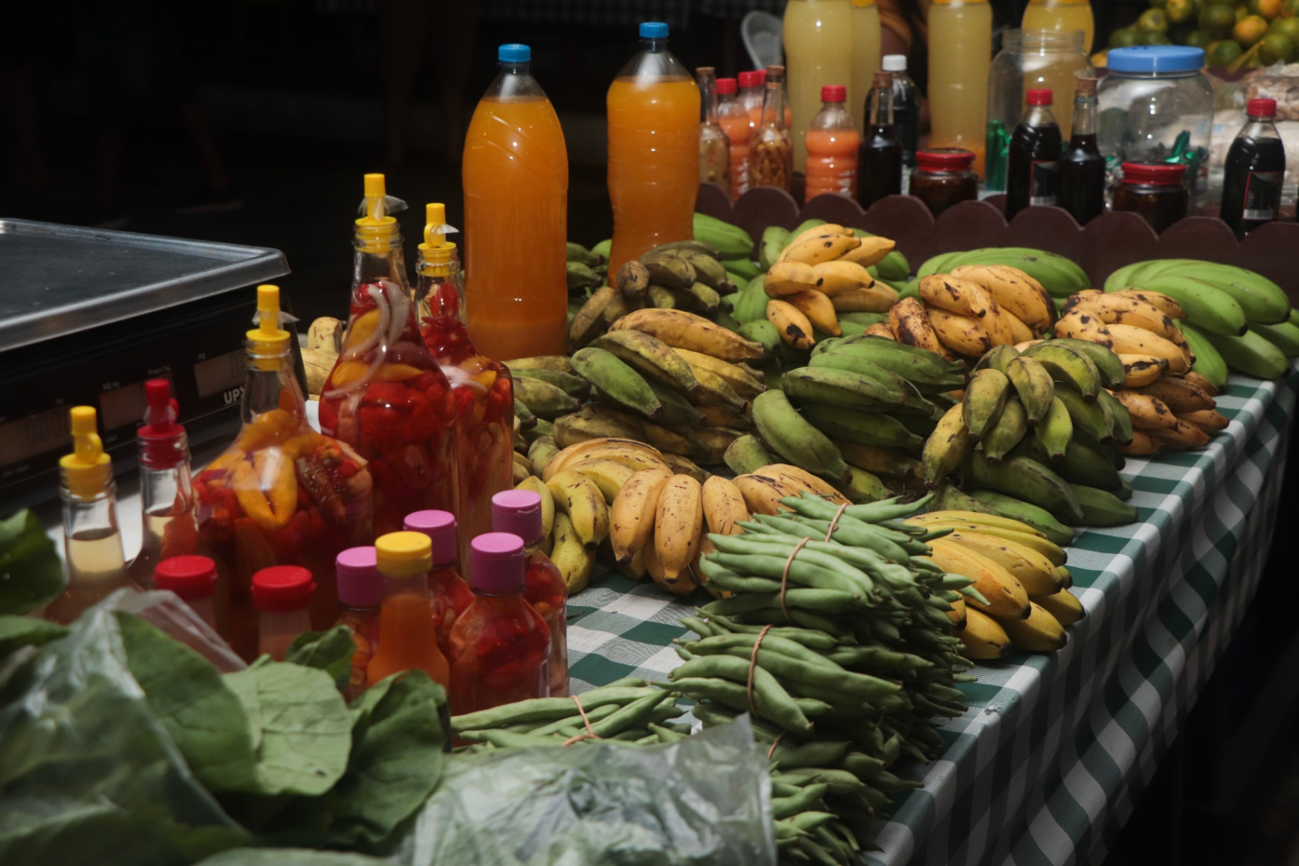 Produtos regionais na feira