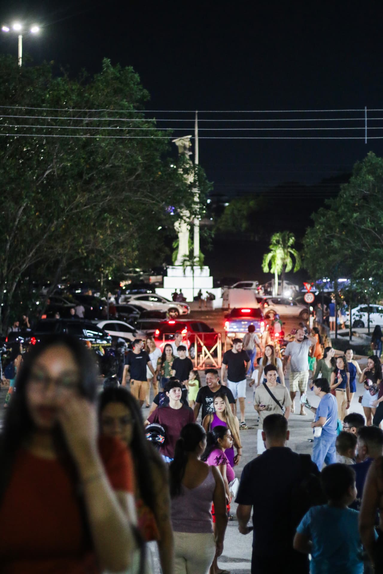 Fluxo de visitantes no campus