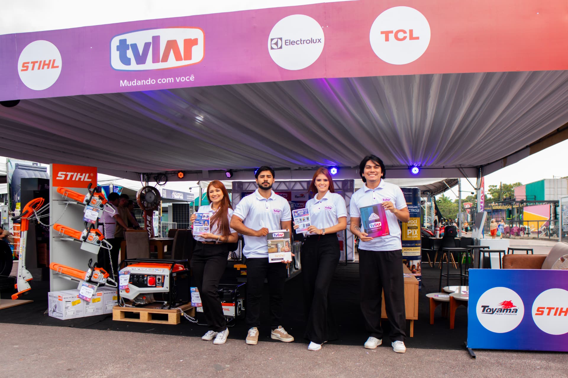 Equipe TVLar, Stihl e Electrolux