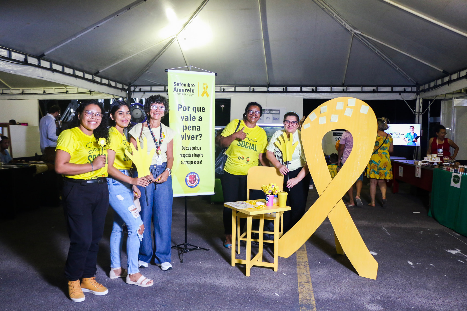 Setembro Amarelo na feira