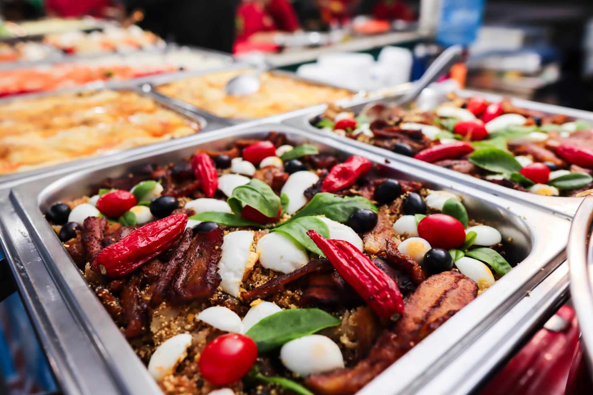Buffet de pratos regionais