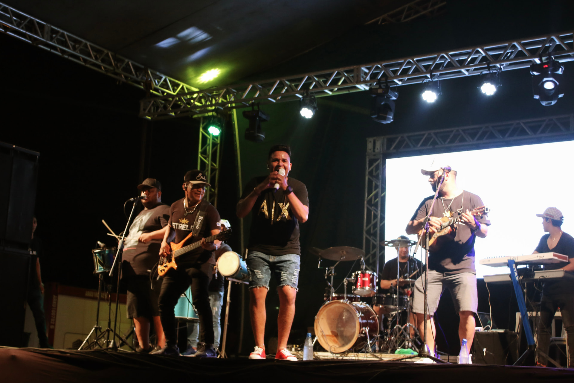 Banda regional no palco